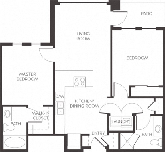 Floor Plans of City House Apartments in Denver, CO